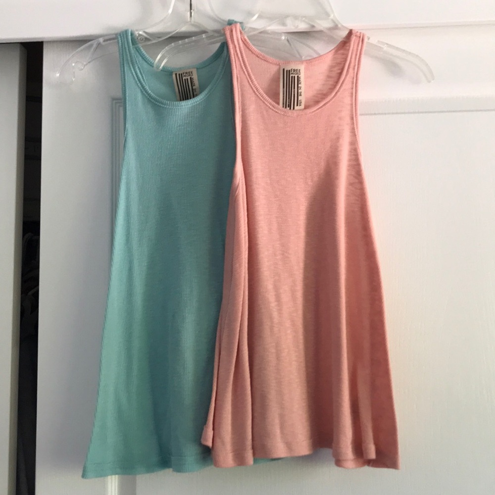 Two Free People tanks